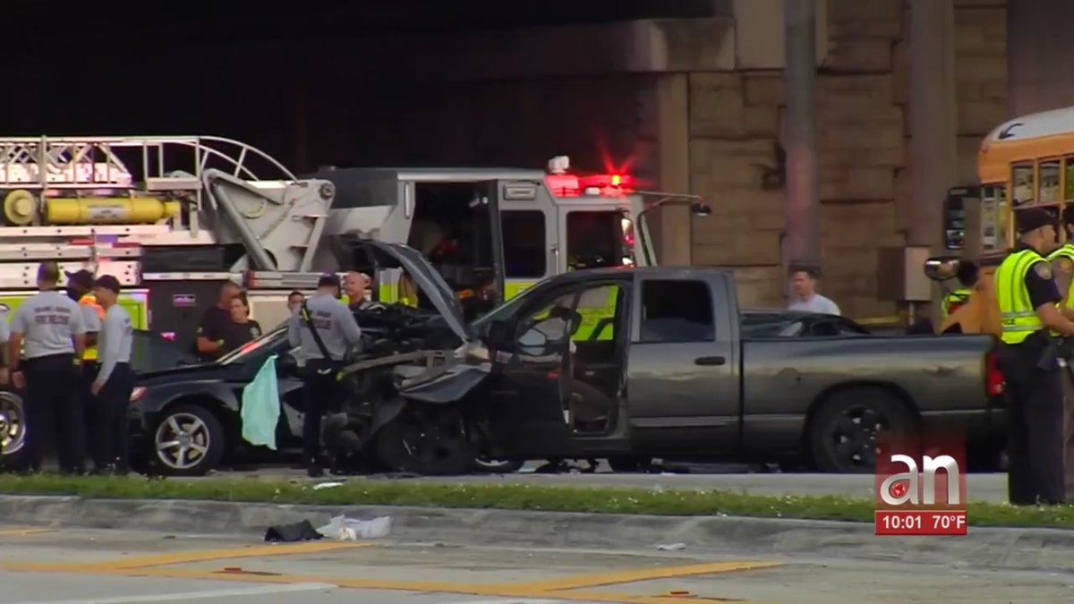 Una persona muerta y varios heridos deja un accidente en Hialeah que