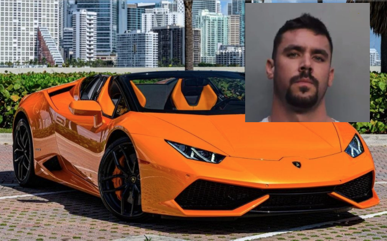 Hombre de Miami acusado de usar fondos de ayuda de COVID-19 para comprar  Lamborghini