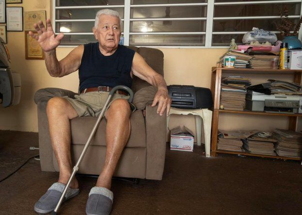 Luis Rivera Martínez, jubilado de la AEE de 93 años