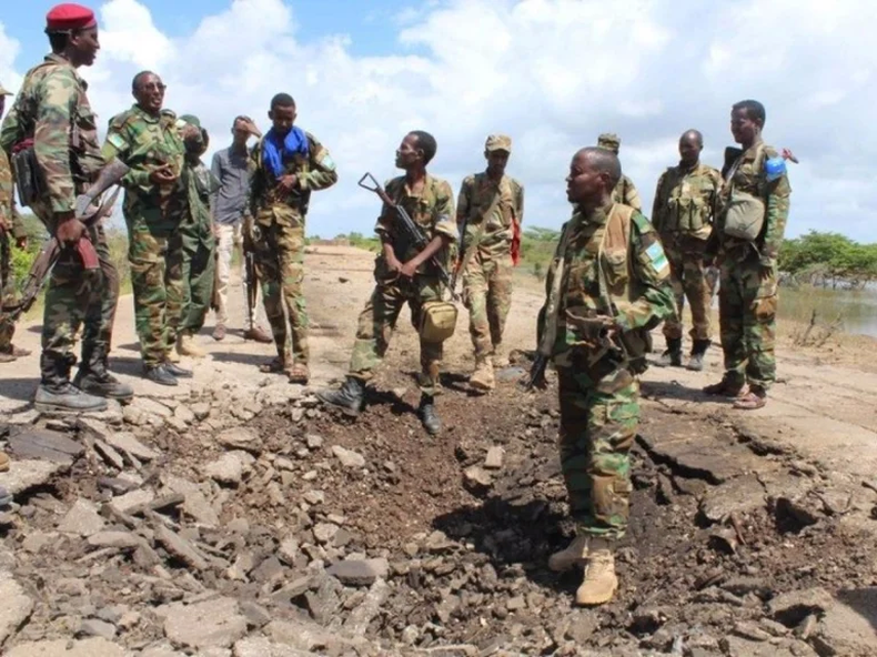 Soldados de Somalia &nbsp; POLITICA AFRICA SOMALIA INTERNACIONAL &nbsp; XINHUA/FAISAL ISSE