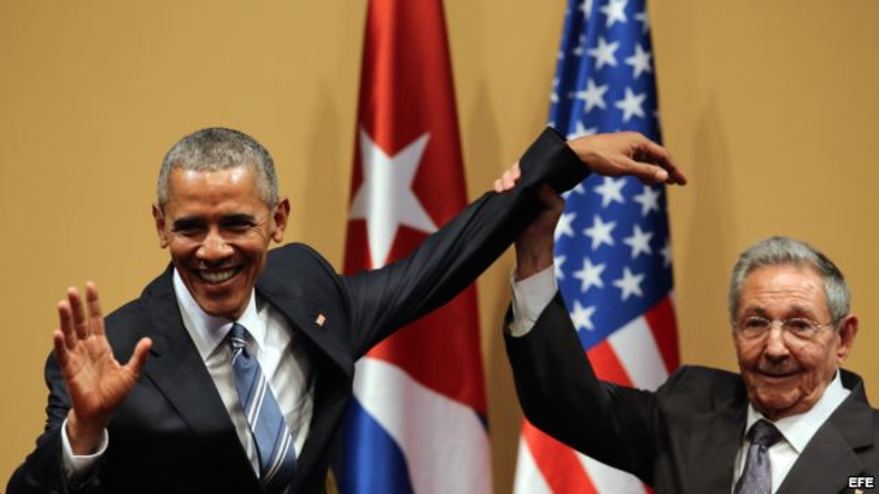 Obama en CUba con Raul