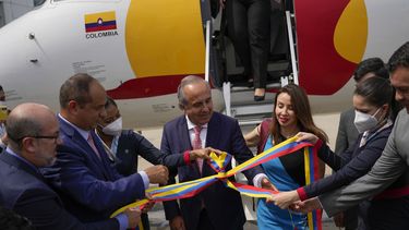 Venezuela: primer vuelo comercial de Colombia en años