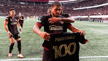 josef martinez llego a 100 goles y le dio el triunfo a atlanta united